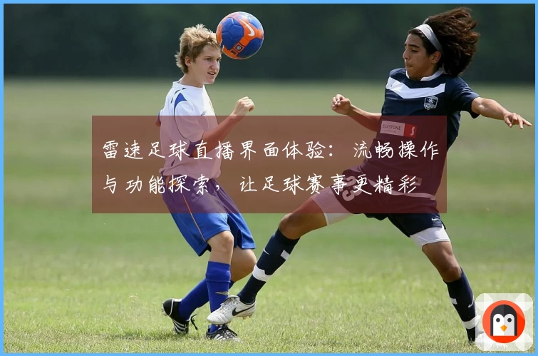 雷速足球直播界面体验：流畅操作与功能探索，让足球赛事更精彩